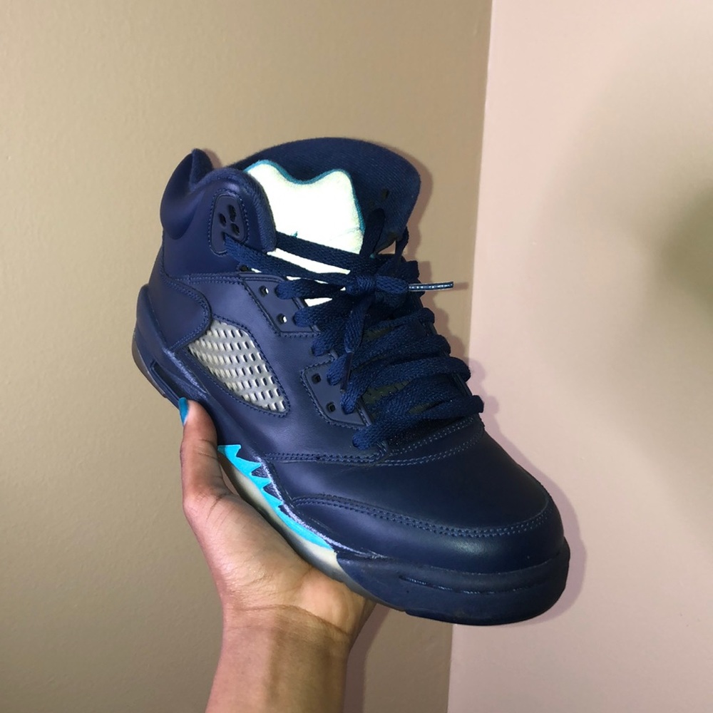 Jordan 5s Midnight Blue
